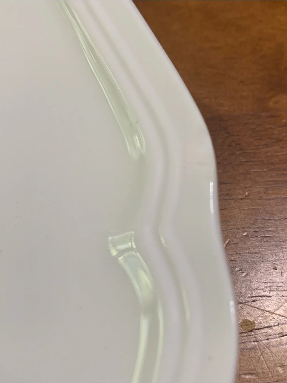 Mikasa Antique White HK400 Ultima+ Serving Platter/ Charger Chop Plate 11 3/4”